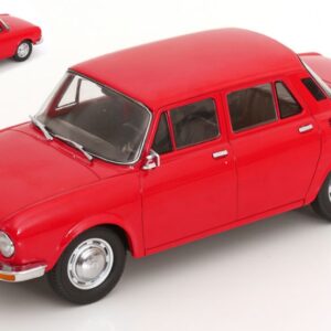 Modellino auto scala 1:18 ModelCarGroup  SKODA 100 1969 RED diecast modellismo statico