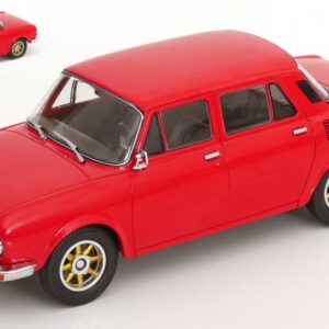 Modellino auto scala 1:18 ModelCarGroup  SKODA 100 1969 REDGOLD RIMS diecast modellismo statico