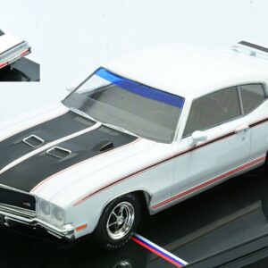 Modellino auto scala 1:43 Ixo Model  BUICK GSX 1970 WHITEBLACK diecast modellismo statico