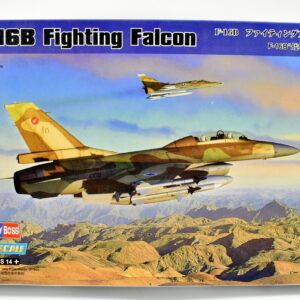Modellini aerei militari model kit montaggio F-16B FIGHTING FALCON hobby boss scala 1:72 modellismo