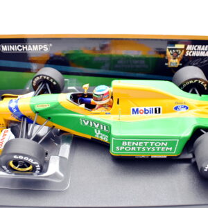 Modellini auto FORMULA 1 scala 1:18 benetton-ford b192 micheal schumacher Minichamps modellismo