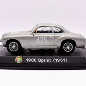 Modellino auto scala 1:43 Alfa romeo 1900 sprint mille miglia diecast modellismo statico