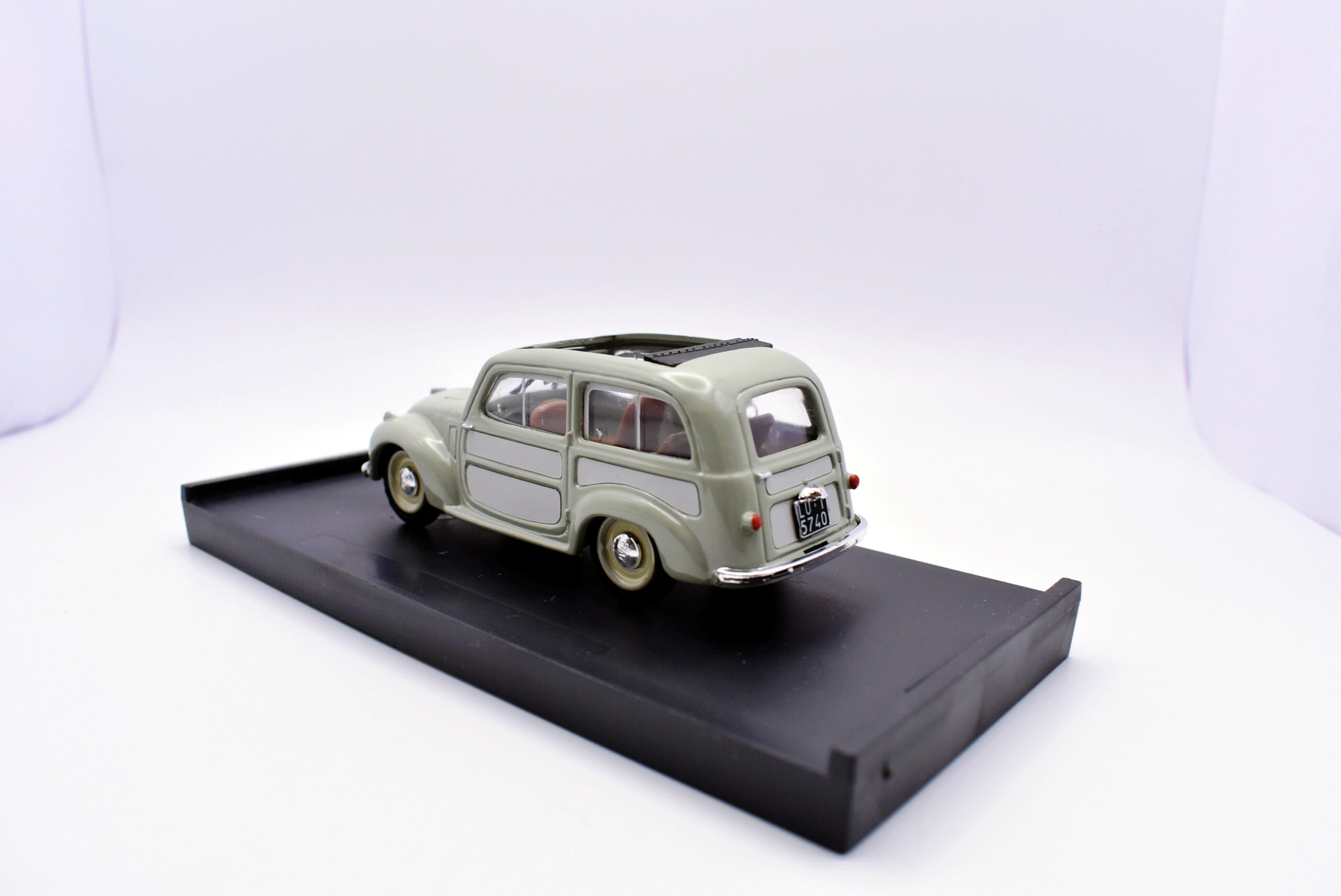 Modellino auto scala 1:43 fiat 500 belvedere diecast modellismo collezione brumm - immagine 4