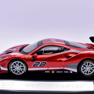 Modellino auto racing scala 1:43 Ferrari 488 challenge EVO burago diecast modellismo statico