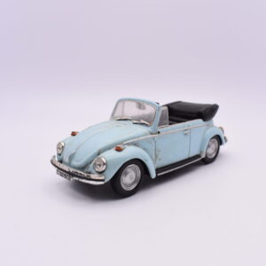 Modellino auto scala 1:43 volkswagen beetle maggiolino cabriolet diecast modellismo statico