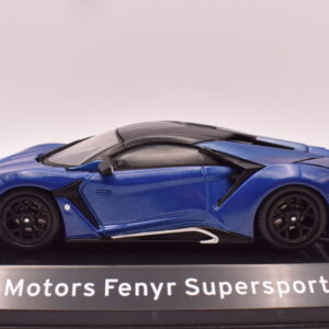 Modellino auto scala 1:43 W motors fenyr supersport diecast modellismo statico
