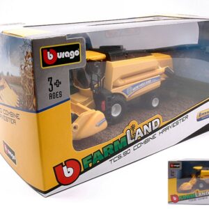 Modellino trattore Burago MIETITREBBIA NEW HOLLAND TCS.90 modellismo