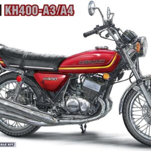 Modellino moto kit di montaggio da montare Hasegawa KAWASAKI KH400 A3A4 1976-77 KIT 1:12 modellismo