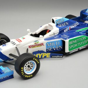 Modellino auto formula 1 F1 1:18 Tecnomodel BENETTON B196 ARGENTINA GP 1996 ALESI modellismo