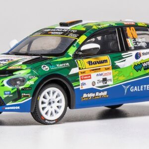 Modellino auto scala 1:43 LANCIA YPSILON HF RALLY BARUM 2025 RAHILL-SMITH diecast modellismo