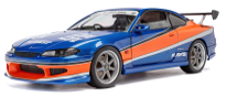 Modellino auto scala 1:18 NISSAN SILVIA S15 SPEC-S TOKYO DRIFT MONA LISA 2006 diecast modellismo statico