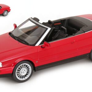 Modellino auto scala 1:18 ModelCarGroup AUDI CABRIOLET 1991 RED diecast modellismo statico