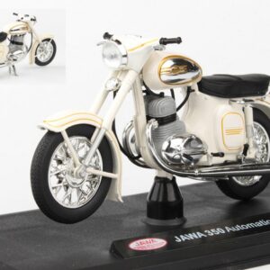 Modellino scala 1:18 MOTO JAWA 350 1966 WHITE motorcycle modellismo