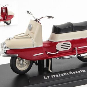 Modellino moto scala 1:18 CZ 175501 1958 motorcycle modellismo bike