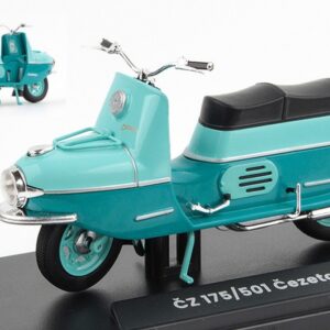 Modellino moto scala 1:18 CZ 175501 1958 motorcycle modellismo bike