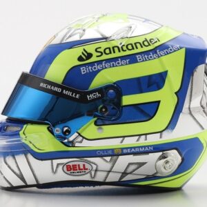 Modellino casco Looksmart HELMET OLIVER BEARMAN SAUDI ARABIA GP 2024 1:5 modellismo