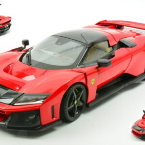Modellino auto scala 1:18 Burago FERRARI F80 RED SIGNATURE diecast modellismo statico