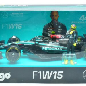 Modellino auto formula 1 F1 scala 1:24 Burago MERCEDES AMG W15 2024 HAMILTON modellismo