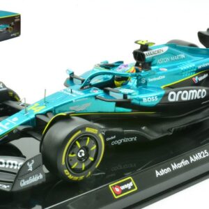 Modellino auto formula 1 F1 scala 1:24 Burago ASTON MARTIN AMR 25 N.14 2025 FERNANDO ALONSO SIGNATURE modellismo