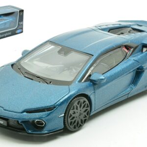 Modellino auto scala 1:43 Burago LAMBORGHINI TEMERARIO BLUE diecast modellismo statico