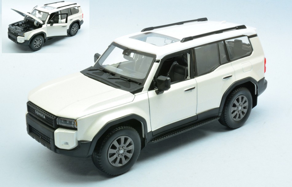 Model car 1:24 scale TOYOTA LAND CRUISER 2024 diecast vehiclesroad