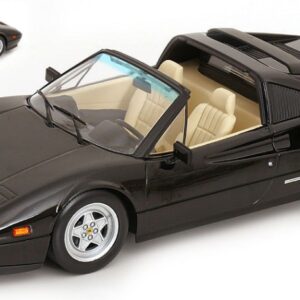 Modellino auto scala 1:18 FERRARI 328 GTS US MIAMI VICE SONNY 1985 BLACK diecast modellismo statico
