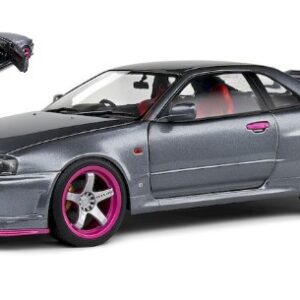 Modellino auto scala 1:18 NISSAN SKYLINE GTR BNR34 COUPE 1999 diecast modellismo statico
