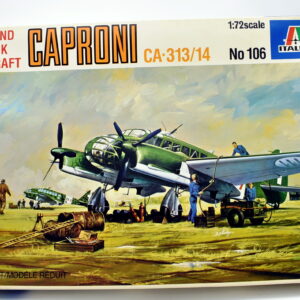 Modellini aerei model kit montaggio GROUND ATTACK AIRCRAFT CAPRONI italeri scala 1:72 modellismo
