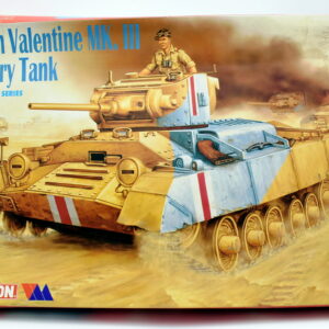 Modellino model kit montaggio carri armati tank BRITISH VALENTINE MK. III INFANTRY TANK dragon scala 1:35 modellismo