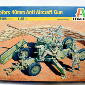 Modellino model kit montaggio carri armati tank BOFORS 40MM ANTI AIRCRAFT GUN italeri scala 1:35 modellismo