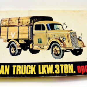 Modellino model kit montaggio camion GERMAN TRUCK LKW. 3 TON OPEL BLITZ esci scala 1:72 modellismo