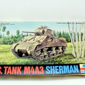 Modellino model kit montaggio carri armati tank U.S. TANK M4A3 SHERMAN esci scala 1:72 modellismo