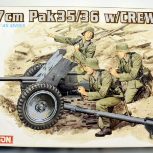 Modellino model kit montaggio carri armati tank 3.7cm PAK35/36 W/CREW dragon scala 1:35 modellismo