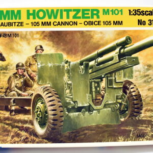 Modellino model kit montaggio carri armati tank 105MMHOWITZER M101 italeri scala 1:35 modellismo