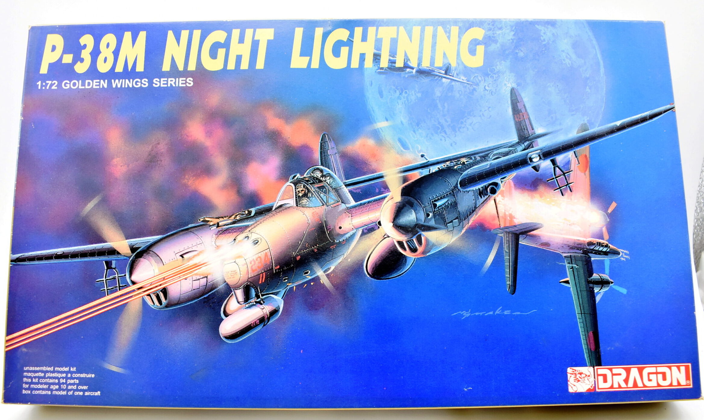 modellauto Flugzeugbausatz P-38M NIGHT LIGHTNING Drache 1:72 modellbau