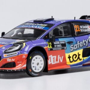Modellino auto rally scala 1:43 Ixo Model  FORD PUMA RALLY1 WRC N.22 RALLY SWEDEN 2025 SESKS-FRANCEVIC modellismo