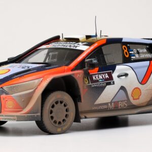 Modellino auto rally scala 1:18 Ixo Model HYUNDAI i20 N N.8 RALLY1 SAFARI KENYA 2025 TANAK-JARVEOJA modellismo