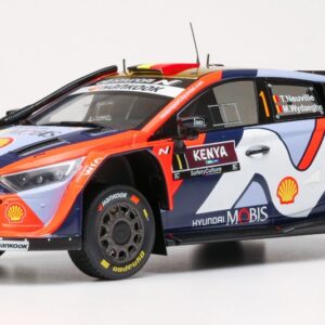 Modellino auto rally scala 1:18 Ixo Model HYUNDAI i20 N N.1 RALLY1 SAFARI KENYA 2025 NEUVILLE-WYDAEGHE modellismo