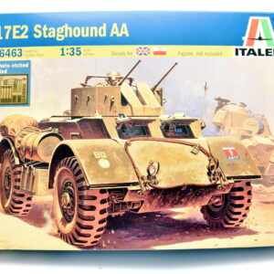 Modellino model kit montaggio carri armati tank T17E2 STAGHOUND AA italeri scala 1:35 modellismo