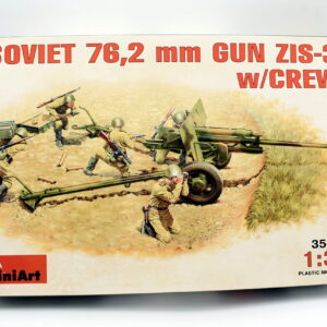 Modellino model kit montaggio carri armati tank SOVIET 76,2 MM GUN ZIS-3 miniart scala 1:35 modellismo