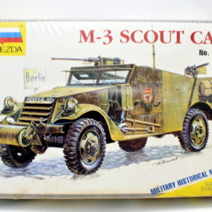 Modellino model kit montaggio tank M-3 SCOUT CAR zvezda 1:35 modellismo