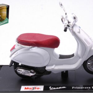 Modellino vespa scala 1:18 Maisto VESPA PRIMAVERA 150 2014 bianco modellismo