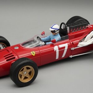 Modellino auto formula 1 F1 scala 1:18 Tecnomodel FERRARI 312 F1 N.17 MONACO GP 1966 J.SURTEES CVETRINA E PILOTA modellismo