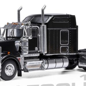 Modellino camion Ixo KENWORTH W900 SLEEPER CAB 1990 BLACK 1:64 truck lorry modellismo statico