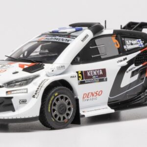 Modellino auto rally scala 1:43 Ixo TOYOTA GR YARIS SAFARI DALLY KENYA 2025 modellismo