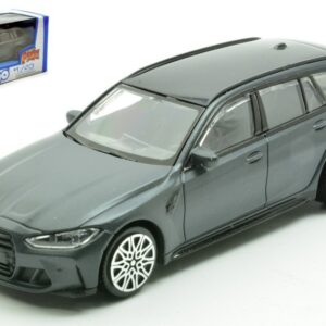 Modellino auto scala 1:43 Burago BMW M3 TOURING 2023 BLACK diecast modellismo statico