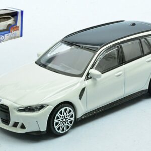 Modellino auto scala 1:43 Burago BMW M3 TOURING 2023 WHITE diecast modellismo statico