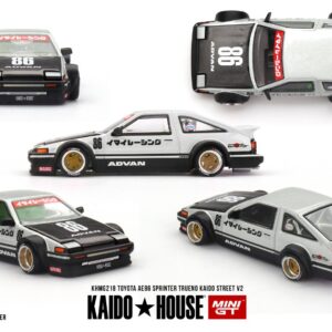 Modellino auto scala 1:64 TOYOTA AE86 SPRINTERTRUENO KAIDO STREET V2 1983 modellismo