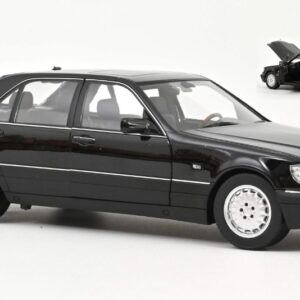 Modellino auto scala 1:18 Norev MERCEDES S600 1997 BLACK diecast modellismo statico