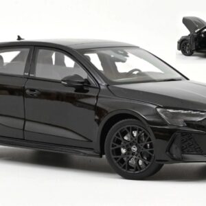 Modellino auto scala 1:18 Norev AUDI RS 3 SPORTBACK 2025 BLACK diecast modellismo statico